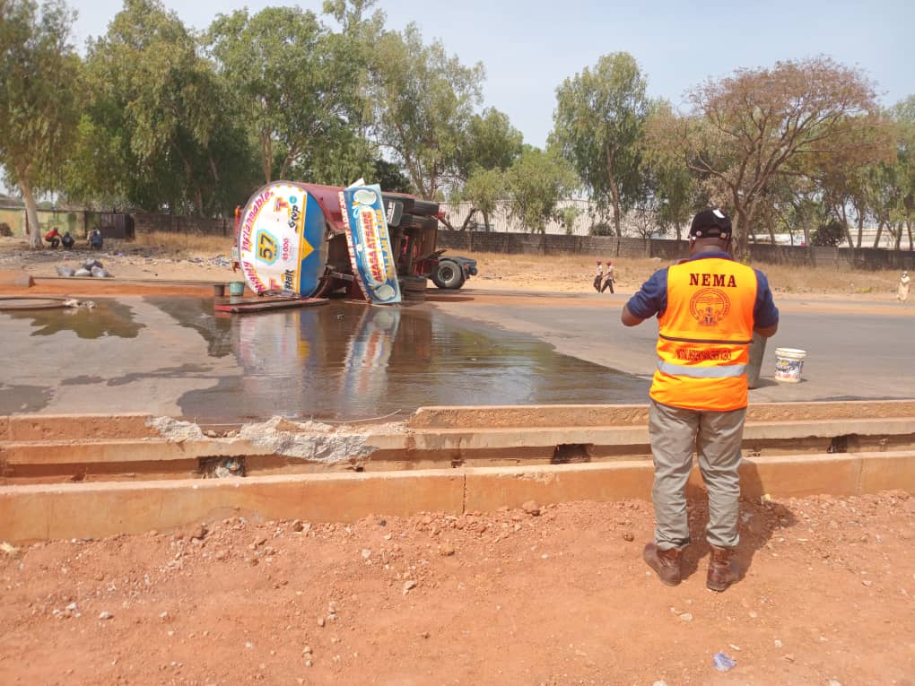 NEMA responds to petrol tanker accident in Kaduna State