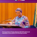 First Lady of Nigeria, Senator Oluremi Tinubu addresses OAFLAD on the sidelines of the AU Summit 2025 in Addis Ababa, Ethiopia