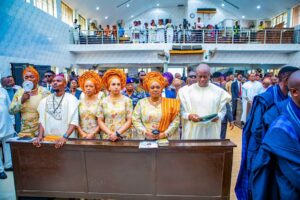 Governor of Oyo State, Seyi Makinde, lays eldest brother, Sunday Makinde, to rest on Friday 7 February, 2025