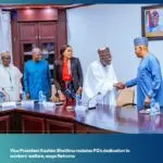 "President Tinubu is deeply passionate about the welfare of Nigerian workers" - VP Kashim Shettima