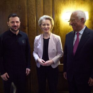 'Ukraine deserves peace through strength, at the same time we need a surge in defence in Europe' - EU Commission President, Von der Leyen