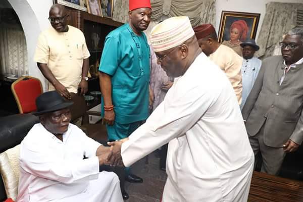 Alhaji Atiku Abubakar with Chief Edwin Clark