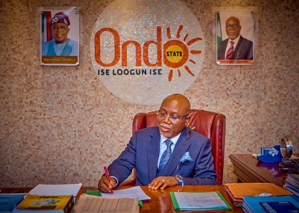 Lucky Aiyedatiwa sworn in as 7th Governor of Ondo State on Monday 24 February, 2025