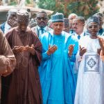 Minister of Information, Mohammed Idris, lays to rest mother-in-law, Hajia Hauwa Yakub Usman at Gudu Cemetery, Abuja