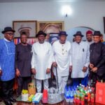 Governor Siminalayi Fubara leads delegation from Rivers State to condole with family of late statesman, Chief Edwin Clark