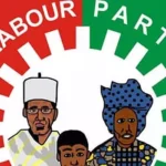 Emblem of the Labour Party (LP) - 'Papa, Mama and Pikin'