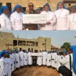 Peter Obi presents ₦25 million cheque to the Daughters of Divine Love, DDL in Emene, Enugu, to support their proposed College of Nursing Peter Obi presents ₦25 million cheque to the Daughters of Divine Love, DDL in Emene, Enugu, to support their proposed College of Nursing project