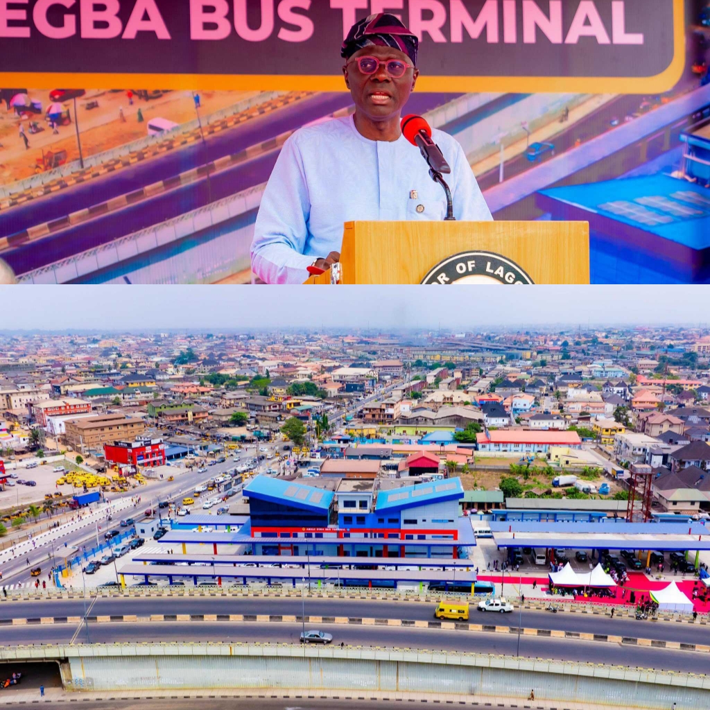 Lagos State: Governor Sanwo-Olu commissions newly completed Abule Egba Bus Terminal in Orile-Agege LCDA