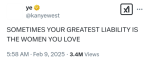 Kanye West AKA Ye