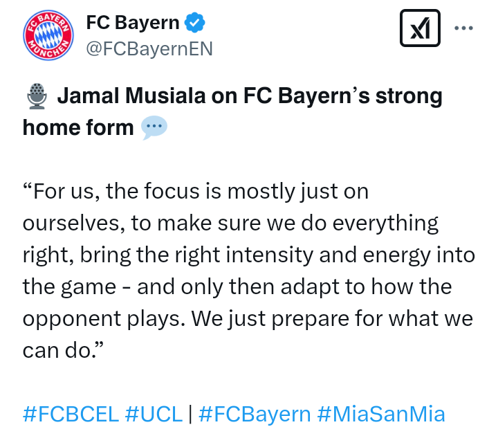 "It won't be an easy game" - Jamal Musiala says ahead of Bayern Munich V Celtic UCL 2024/25 Knockout Play-off on Tuesday 18 February, 2025 at Allianz Arena, Munich