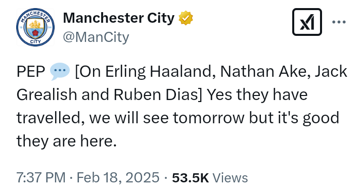 "We are not a solid team" - Manchester City manager, Pep Guardiola, says ahead of UCL knockout play-off against Real Madrid on Wednesday 19 February, 2025