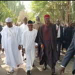 Atiku leads delegation that included El-Rufai to family of former statesman, Chief Edwin Clark