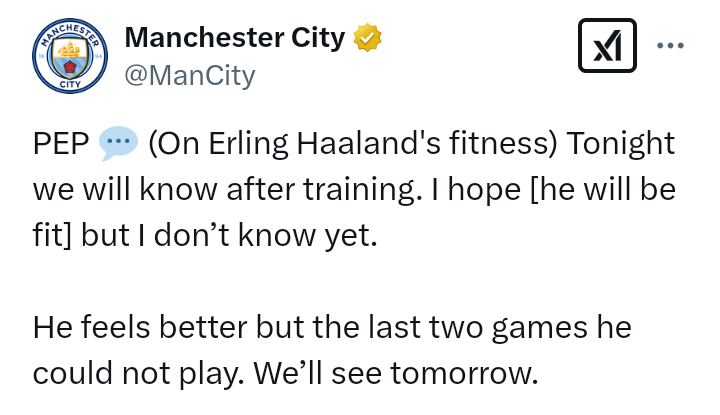"Spurs are a fantastic team with individual quality" - Guardiola