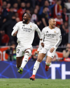 Uefa Champions League 2024/25: Atletico Madrid 1(2)-(4)0 Real Madrid - Los Blancos through to quarter final