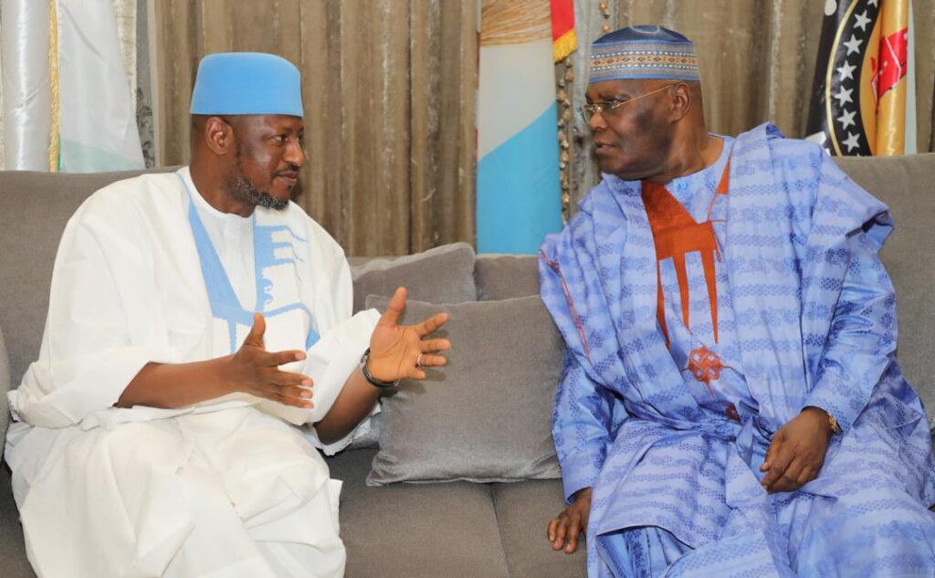 Governor Radda Loses Mother: Photos - Atiku leads delegation to Katsina on condolence visit