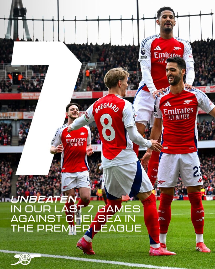 Premier League 2024/25: Arsenal 1-0 Chelsea - Merino's header all the Gunners needed