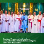 ‘I am not a religious bigot, my wife is a pastor’ – President Tinubu to Catholic Bishops