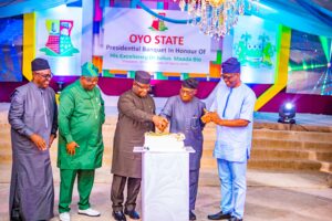 Photos: Governor Makinde holds State Banquet in honour of Sierra Leone President, Maada Bio, in Ibadan