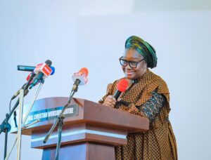 Governor Eno congratulates Ekaette Akpabio on conferment of Doctor of Philosophy in Educational Management by UNICAL