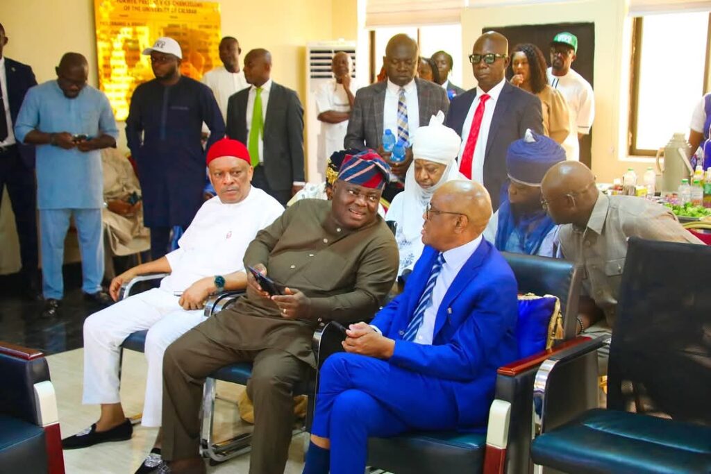 Photos: Wike 'happy' after being conferred with Honorary Doctorate Degree in Law by UNICAL