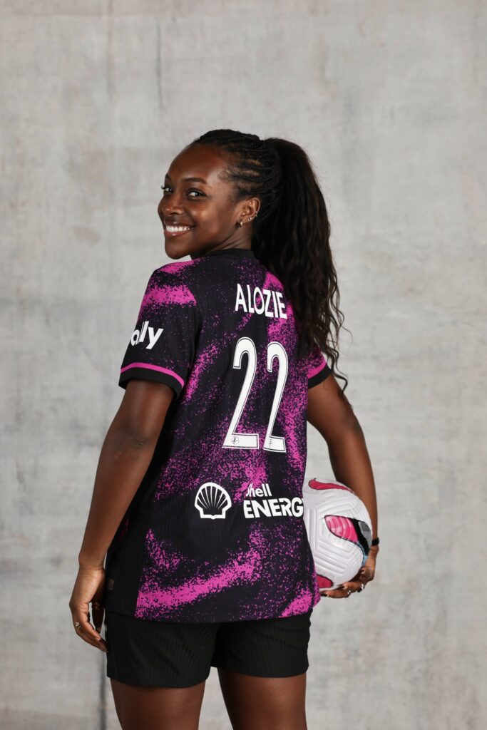 Lovely photos of Super Falcons player, Michelle Alozie