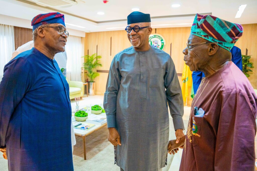 Governor Abiodun welcomes Dangote back to Ogun State as Billionaire is set to revive the Olokola Free Trade Zone