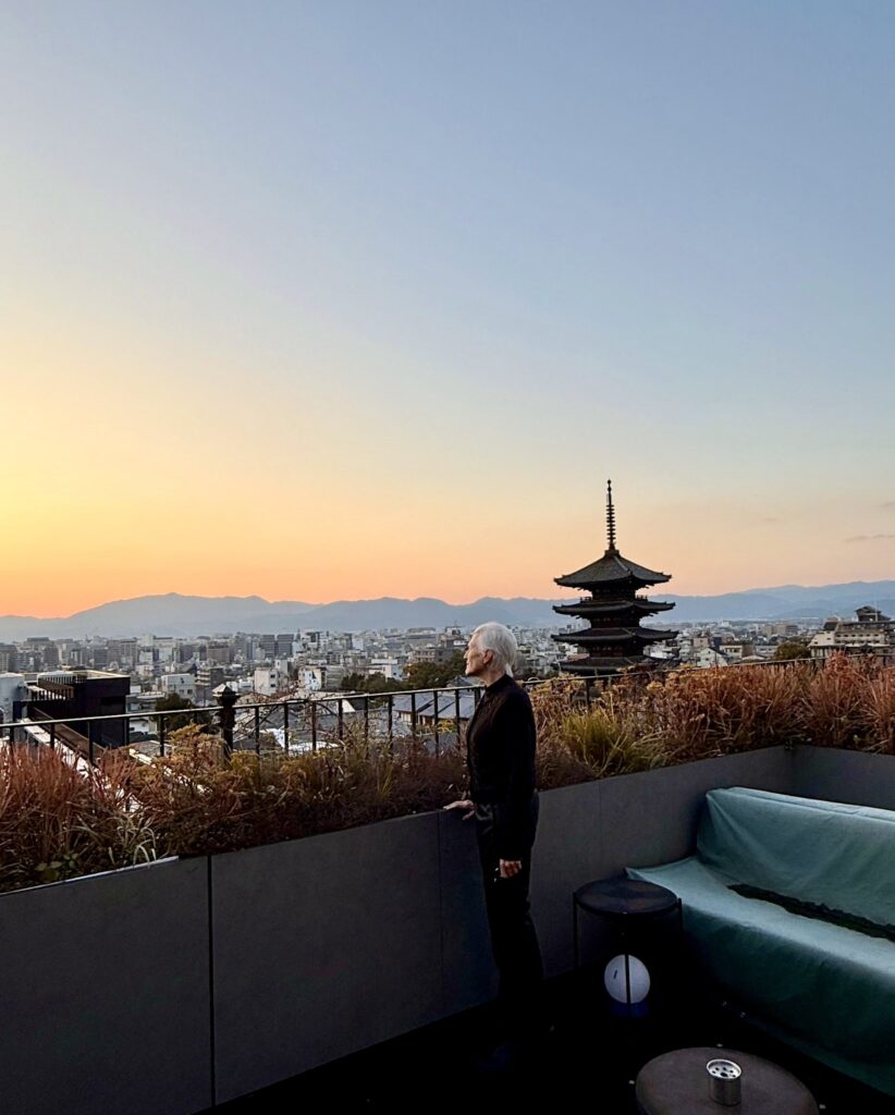 Photos: Maye Musk explores Kyoto, Japan with friends