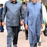 Photos: President Mahama visits President Tinubu at Presidential Villa