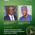 President Tinubu approves Board Members for the Nigerian Independent System Operator (NISO)