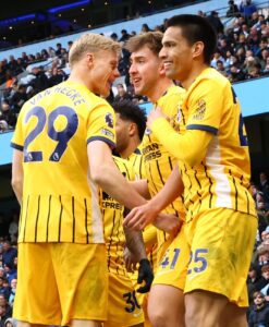 Premier League 2024/25: Manchester City 2-2 Brighton - Cityzens held in top four race