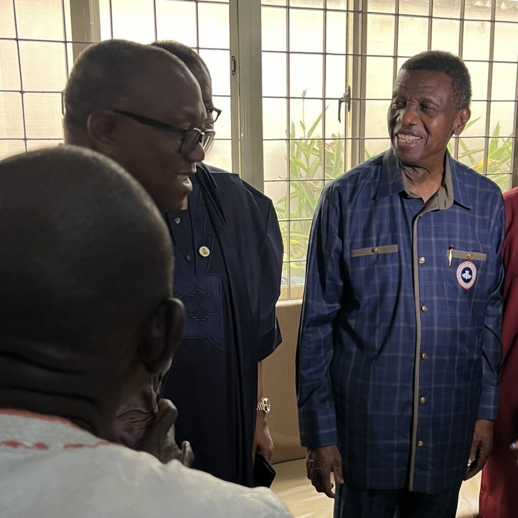 Peter Obi with Pastor E.A. Adeboye