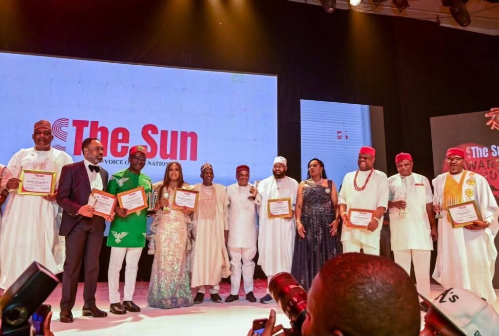 Ganduje hail The Sun Awards 'for consistently recognising deserving Nigerians who have excelled in their respective fields'