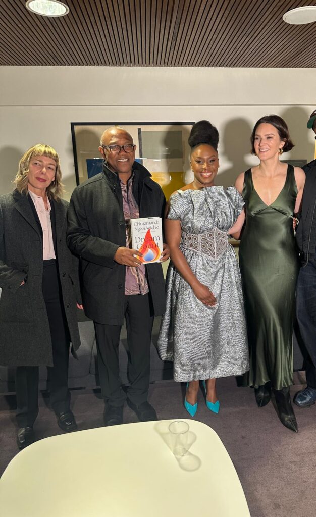 Peter Obi attends Chimamanda Adichie's launch of her new novel in London