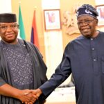 President Tinubu welcomes President of Sierra Leone, Mazda Bio, at the Presidential Villa
