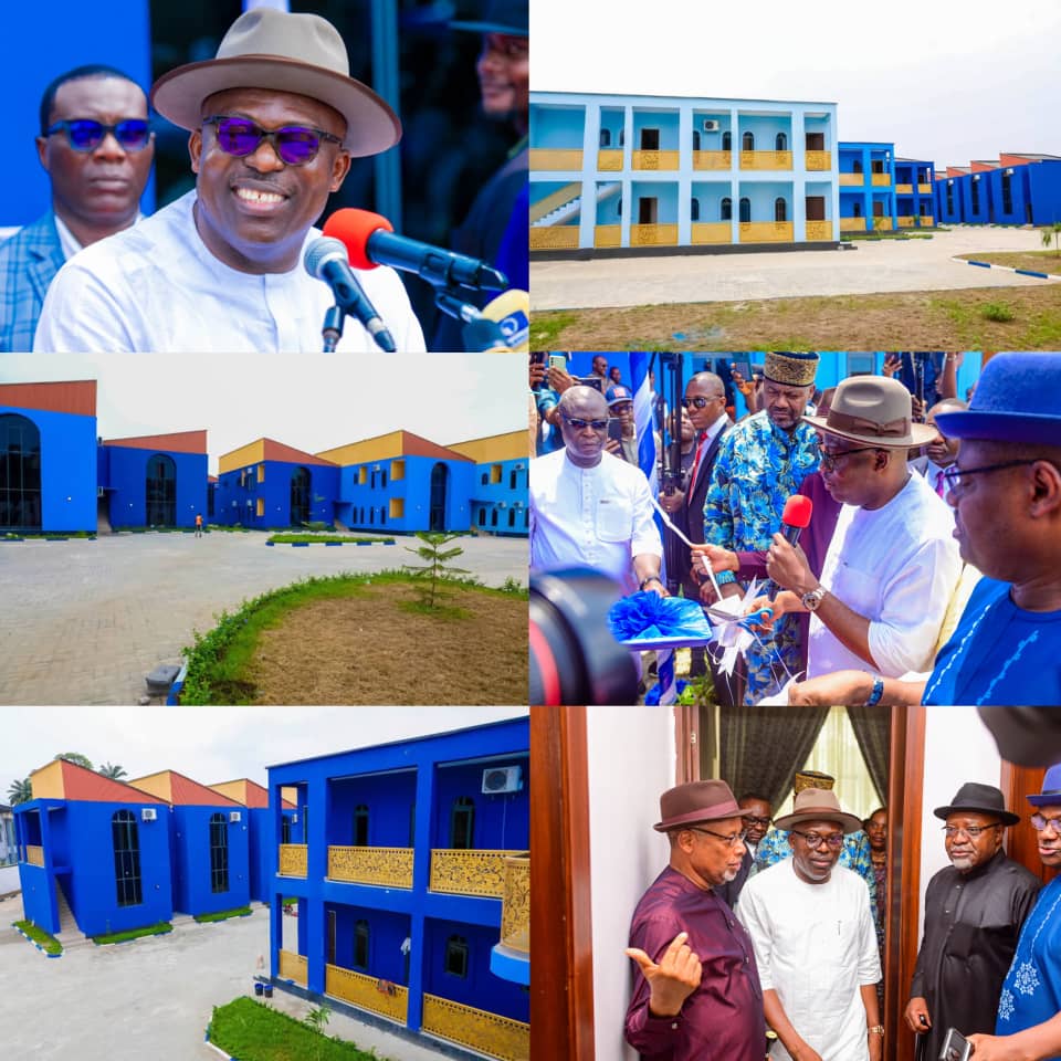 Governor of Rivers State, Siminalayi Fubara, commissions Govt House Staff Quarters
