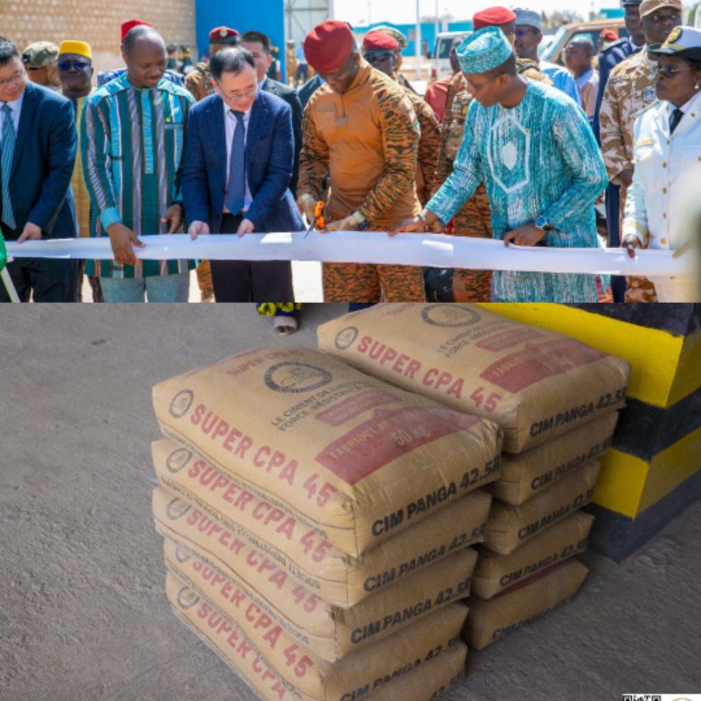 Burkina Faso: Captain Ibrahim Traore inaugurates cement plant in Laongo