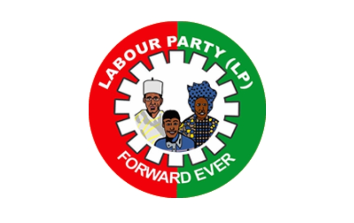 Emblem of the Labour Party (LP) - 'Papa, Mama and Pikin'