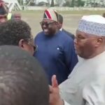 Atiku leads delegation on condolence visit to family residence of late Afenifere leader, Chief Ayo Adebanjo in Lagos