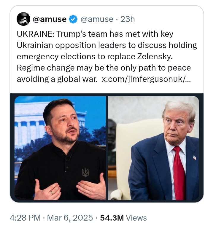 'Ukraine Election - Zelensky would lose by a landslide' - Elon Musk