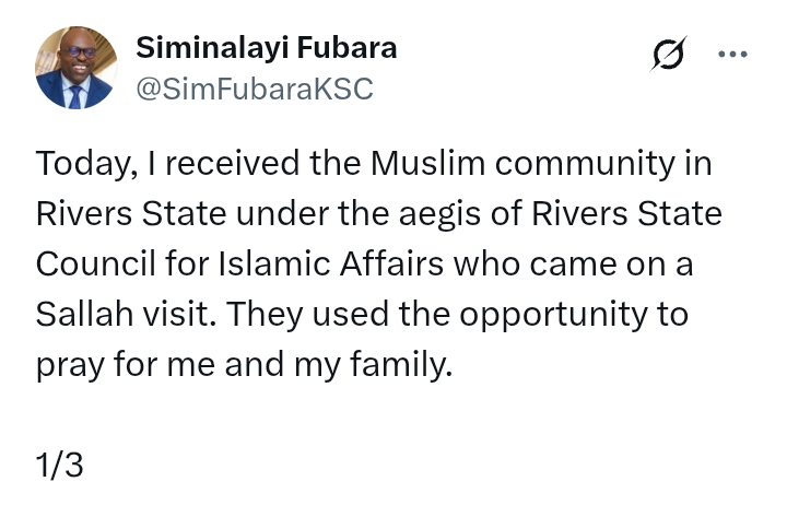 Eid Mubarak 2025: 'Good time to reassure them of our hope in God and determination to actualize a greater future for our dear State' - Fubara