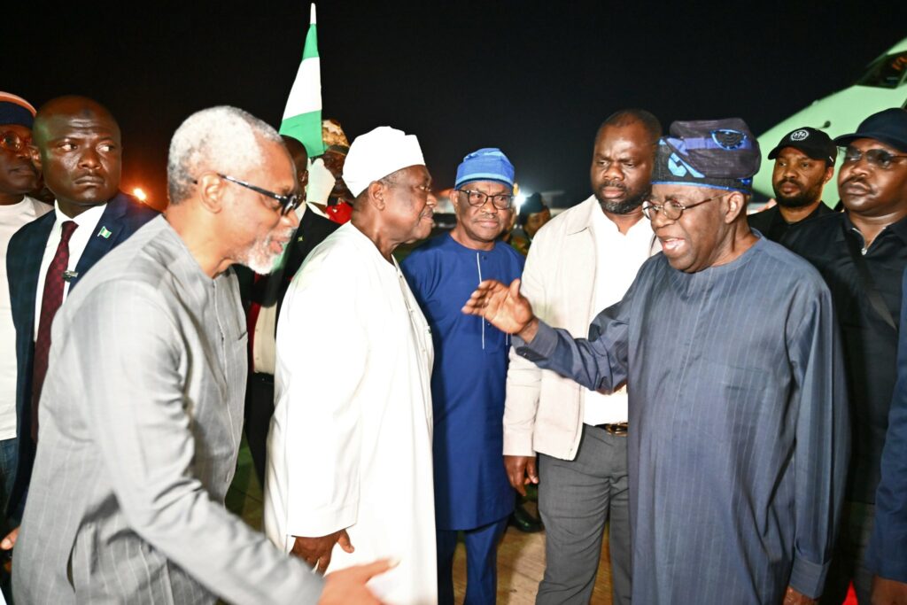 Photos: President Tinubu returns to Abuja from Europe