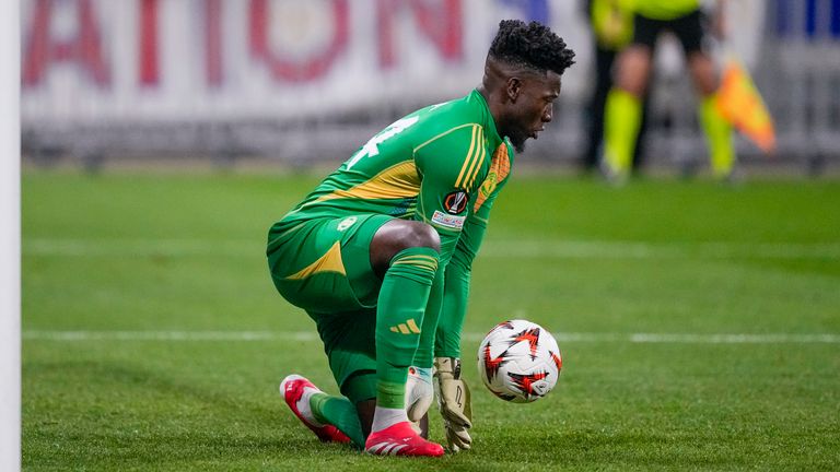 Uefa Europa League 2024/25: Lyon 2-2 Manchester United – Onana’s errors hand hosts draw against Reds