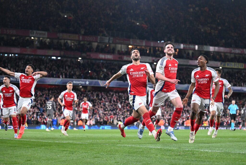 Uefa Champions League 2024/25: Arsenal 3-0 Real Madrid – Declan Rice net two free-kicks to shock holders