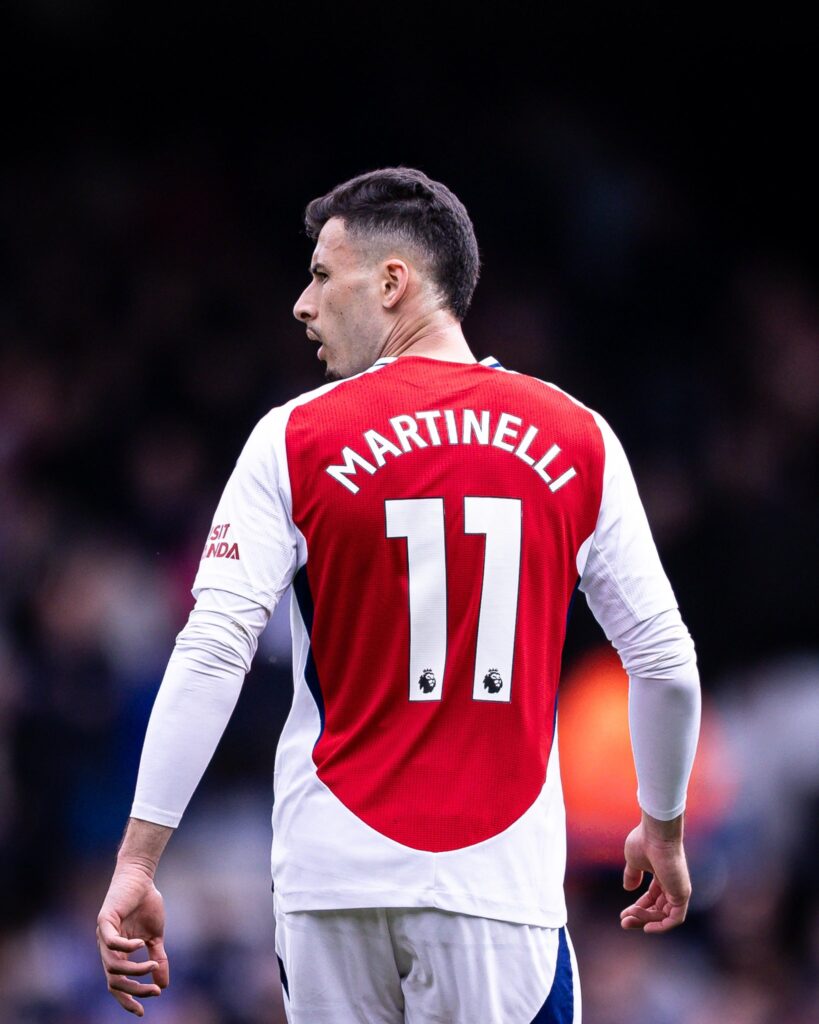 Premier League 2024/25: Ipswich Town 0-4 Arsenal – Martinelli hits 50 goals for Gunners