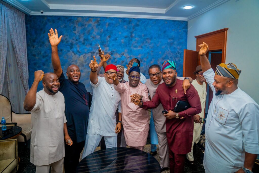 Edo State: Photos - Okpebholo celebrates after Tribunal affirms his election victory