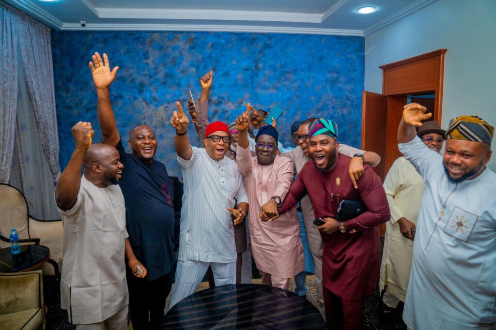 Edo State: Photos - Okpebholo celebrates after Tribunal affirms his election victory