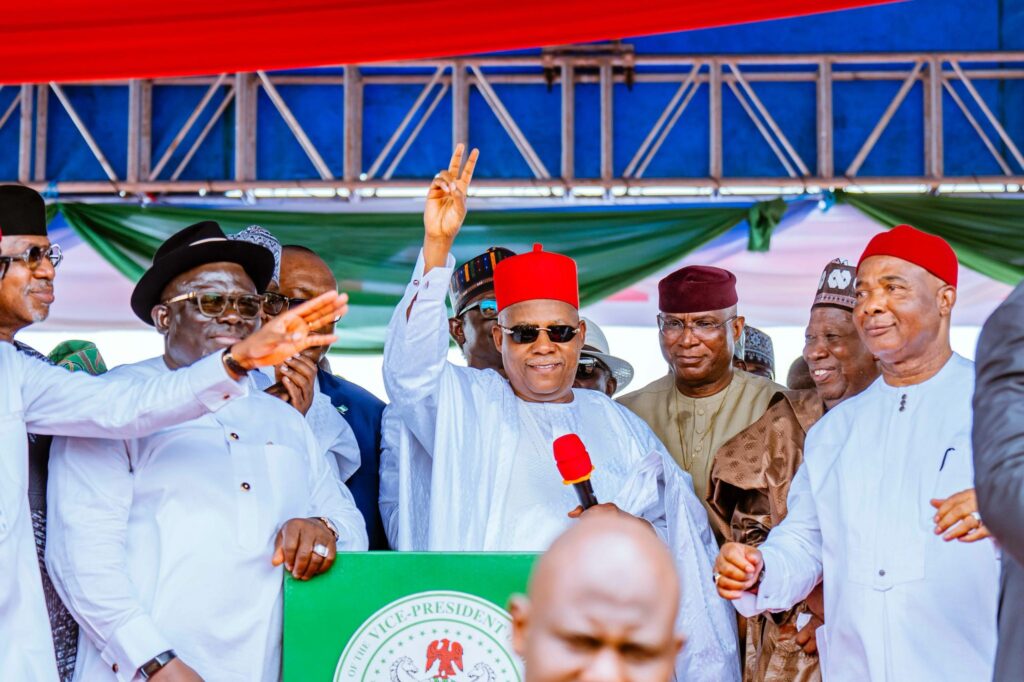 Oborevwori Dump PDP Joins APC: ‘You are now co-owners of the governing party, not guests’ – Shettima