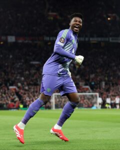Uefa Europa League 2024/25: Manchester United 5-4 Lyon - Maguire scores winner in extra time