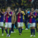 Uefa Champions League 2024/25: Dortmund 3-1 Barcelona – Guirassy hat-trick fruitless as Catalans advance to semis