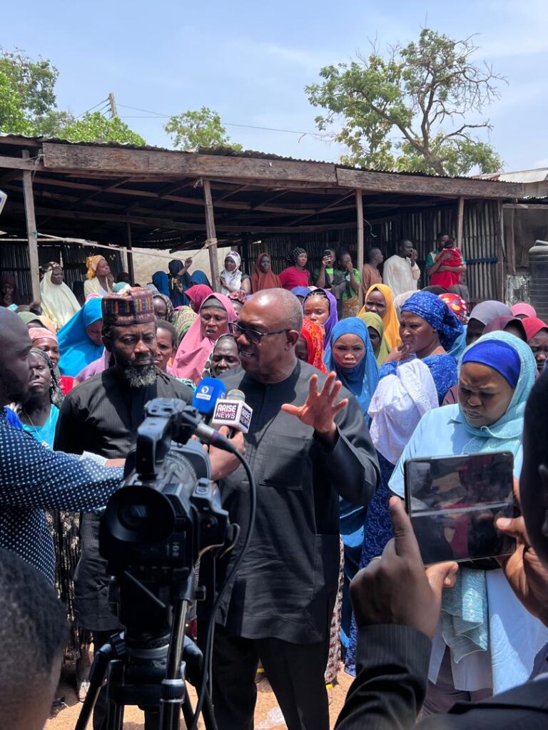 Eid Mubarak 2025: Photos - Peter Obi visits IDP Camp in Durumi, Abuja